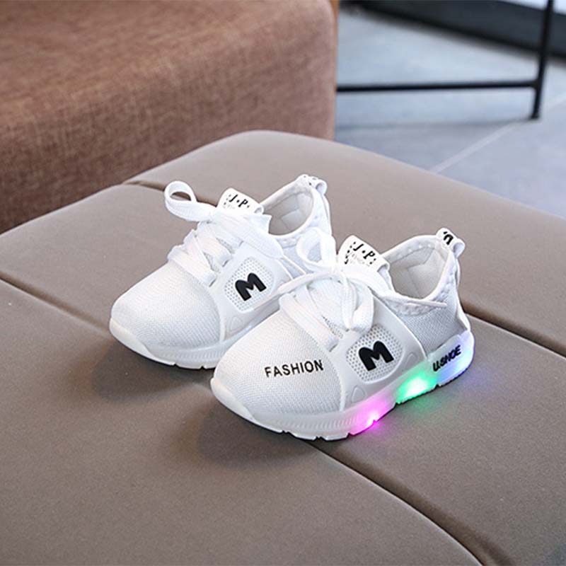 Stylish Breathable LED Antiskid Shoes for Toddler / Kid