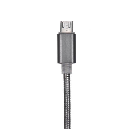 3.3Ft Android Metal Spring Micro USB Charging Cable Sync Data Line Cord for Xiaomi Meizu Phone Tablet