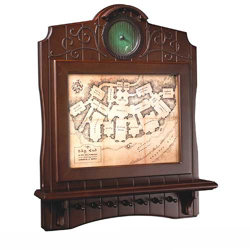 Bag End Map Plaque Key Holder Prop Replica (by Noble Collection NN2435)