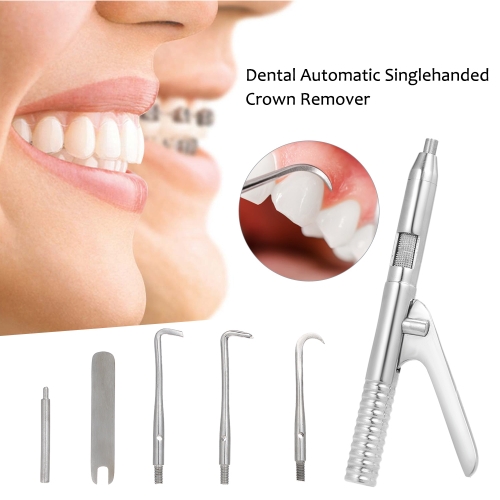 Dental Automatic Singlehanded Crown Remover Set Stainless Steel Dental Surgical Instrument Tools