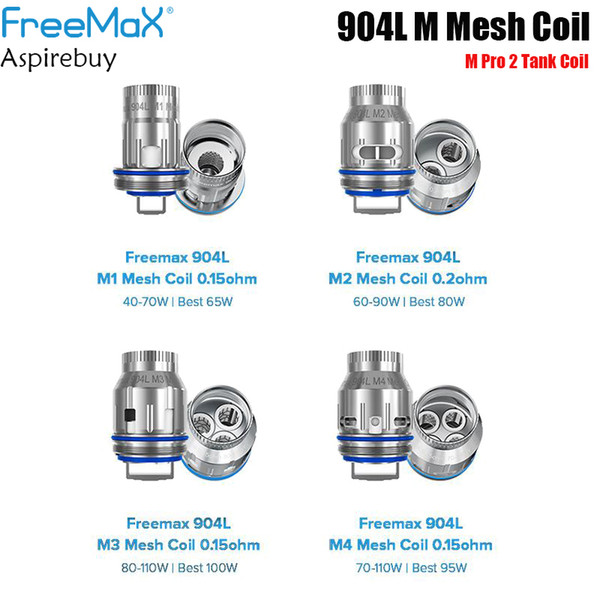 Freemax M Pro 2 Tank Coil Freemax 904L M Mesh Coil M1/M2/M3/M4 Coil 3pcs/Pack for Freemax Maxus 200W Authentic