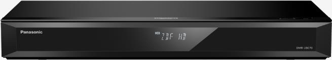 Panasonic DMR-UBC70 - 3D Blu-ray-Recorder mit TV-Tuner und HDD - Hochskalierung - Ethernet, Wi-Fi (DMR-UBC70EGK)
