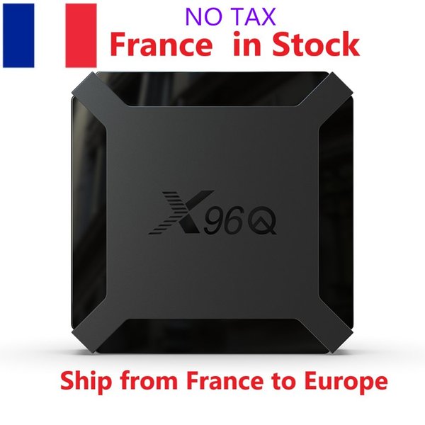 Ship from France X96Q tv box Android 10 os 2GB RAM 16GB Smart Allwinner H313 Quad Core 1GB 8GB 4K