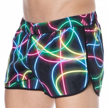 Bikkembergs Neon Swim Shorts - Black M