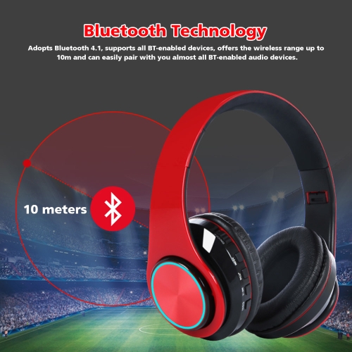 GS-L3 Foldable Wireless BT Over EarHeadset With Microphone