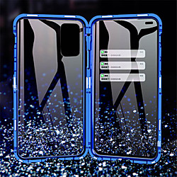 Magnetic 360 Metal Case For Samsung Galaxy A11 / A21 /A41 /A51 /A71 /A81 /A91 /A50 / A20 /A10 Double Sided Tempered Glass Case Cover for Samsung Galaxy S20 / S10 /Note 10 / 10Pro