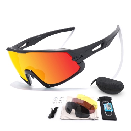 Sports Lunettes de soleil polarisées Protection UV Cyclisme Lunettes de soleil pour hommes Femmes Cyclisme Pêche Cours Conduite