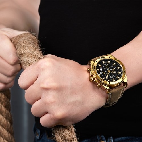 MEGIR 2094 reloj de pulsera para hombre / reloj deportivo de cuarzo simple