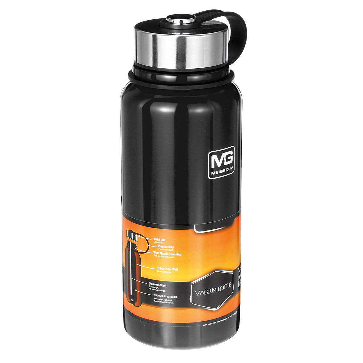 800ml tragbare Isoliersauger Edelstahl Thermosflasche Outdoor Sports Kettle