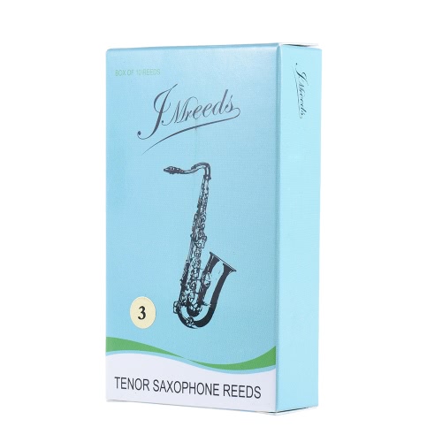 10pcs Bb Tenor Saxophone Sax Bamboo Reeds Strength 3.0