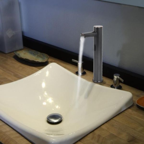 Bathroom Sink Faucets Automatic Sensor Faucet Basin Hands Free Water Mixer Wash Taps
