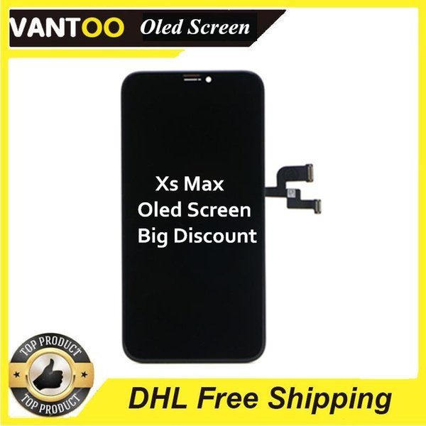 iPXs-Max Biggest Discount For iPhone Xs Max OLED Screen Touch Panels Digitizer Complete Assembly Replacement Display Black 5.8" High Quality