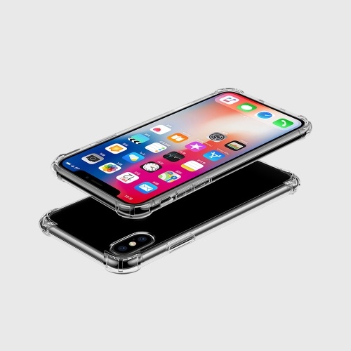 Funda protectora para teléfono TPU para iPhone X Cover 5,8 pulgadas Durable anti-arañazo antiarañazos portátil respetuoso del medio ambiente
