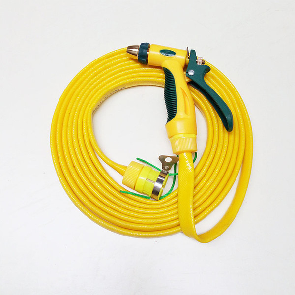 5m garden water hose water band with high-pressure car wash nozzle