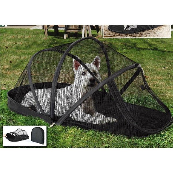 Kennels & Pens Portable Dog Net Tents Foldable House Cage For Small Dogs Crate Cat Tent Cats Outside Kennel Pet Puppy Without Mosquito