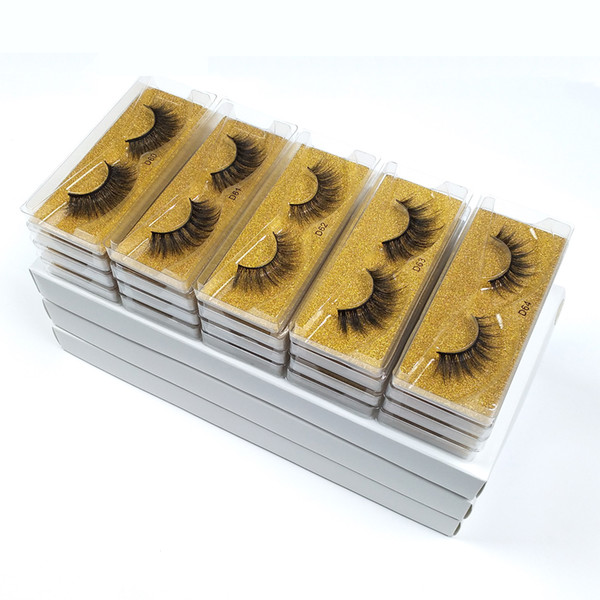 3D Mink Lashes wholesale Luxury Hand Made Mink Eyelashes High Volume Cruelty Free Mink False Eyelashes Upper Lashes In Bulk