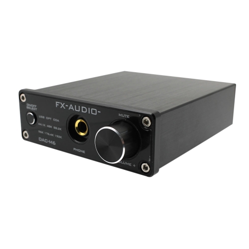 FX-AUDIO DAC-M6 Mini HiFi 2.0 Digital Audio Decoder DAC Amp Support PC-USB Coaxial Optical RCA Audio Input 6.5mm Earphone Output Amplifier