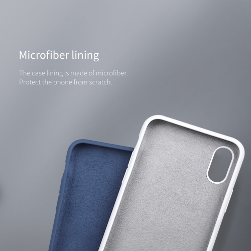 NILLKIN Flex Case Liquid Silicone Case For iPhone X Anti-scratch Anti-shock Anti-dirt Ultra Thin Phone Case For iPhone X