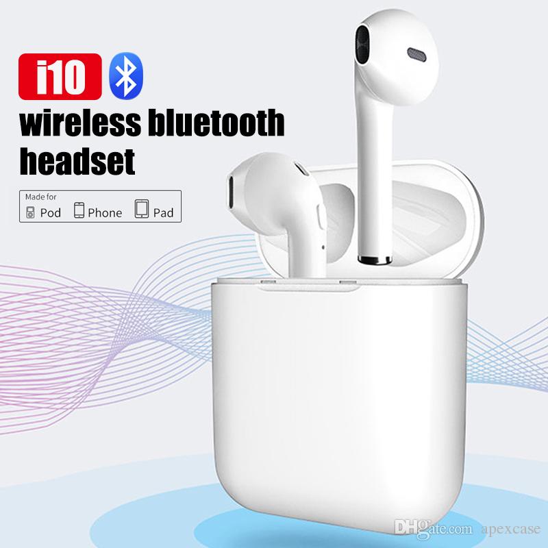 Bluetooth Realtek V5.0 i10 i10s Tws Wireless Earphones for iphone samsung headphones binaural call earbuds for IOS Android