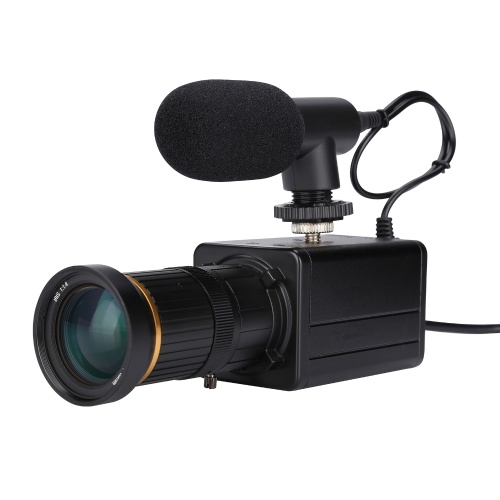 4K HD caméra ordinateur caméra USB Webcam 10X Zoom optique mise au point manuelle Compensation d'exposition automatique Comaptible avec fenêtre XP/7/10 Linux Android Plug & Play pour vidéoconférence enseignement en ligne Chat en direct Webcasting