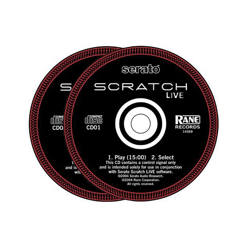 Serato Scratch Live Control CDs (Paar)