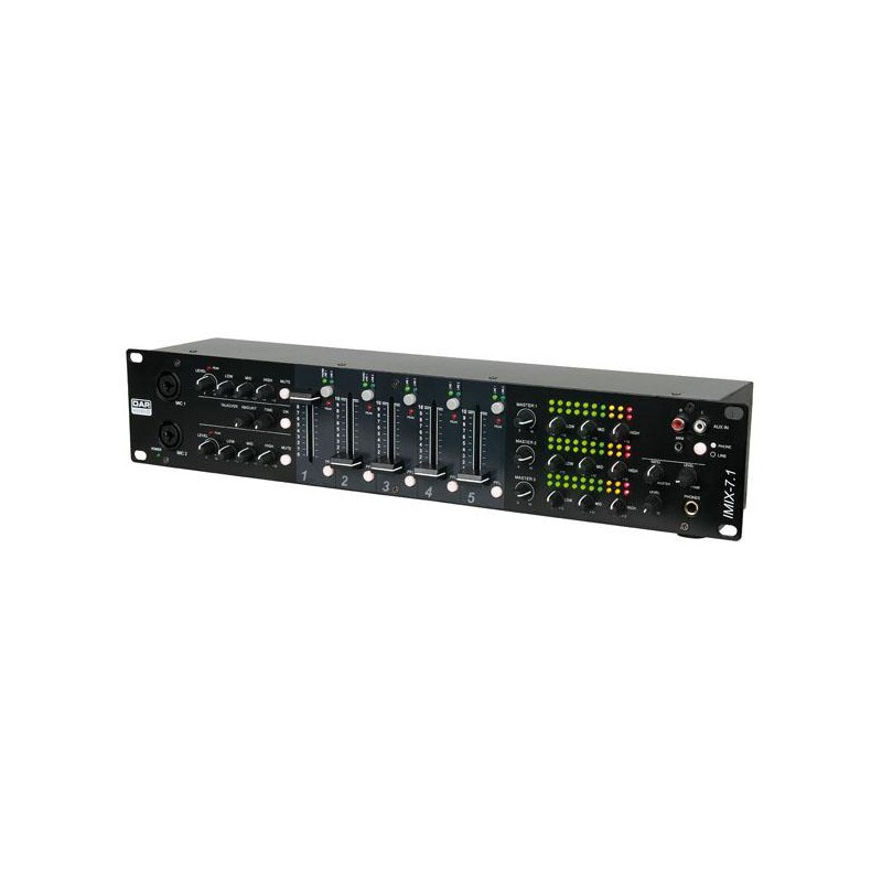 DAP-Audio IMIX-7.1 7-Kanal 2U Install Mixer