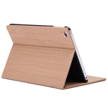 Wood Texture PU PC Smart Sleep Flip Kickstand Case For iPad Mini 1 2 3 7.9 Inch