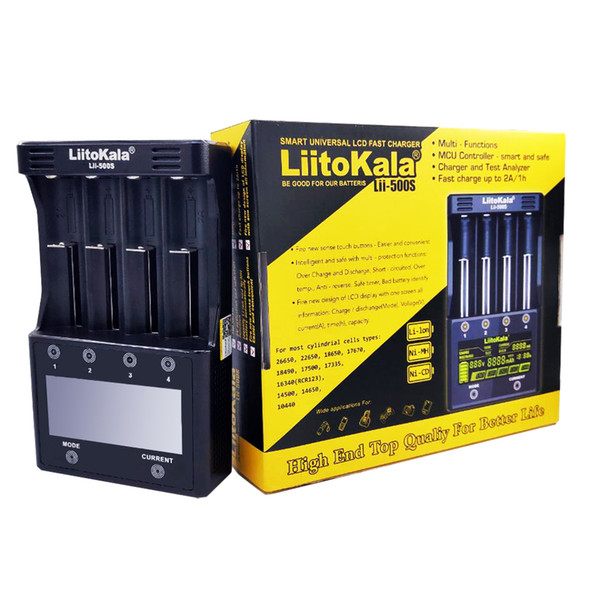 Check the batteries lii-500 pack lii-PD2 lii-S8 PD4 lii-500S lii-600 lii-S6 3.7V 18650 18350 21700 20700 26650 lithium 1.2V battery Charger