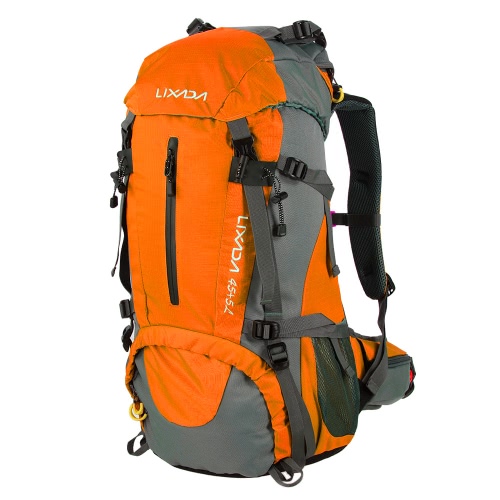 Lixada 50L Water Resistant Outdoor Backpack with Rain Cover