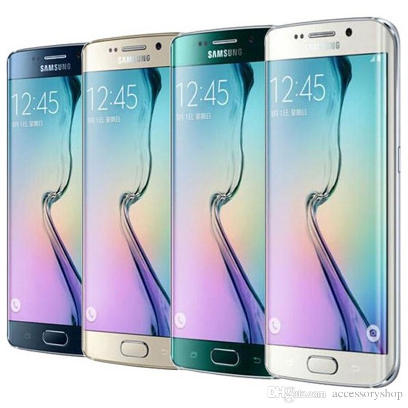 Refurbished Original Samsung Galaxy S6 Edge G925F G925A G925V G925T G925P 5.1 inch Octa Core 3GB RAM 32GB ROM 16.0MP Camera LTE NFC DHL 1pcs