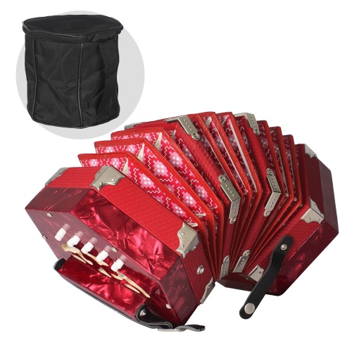 Accordéon accordéon 20-40-Reed Anglo Style de bouton avec sac de transport