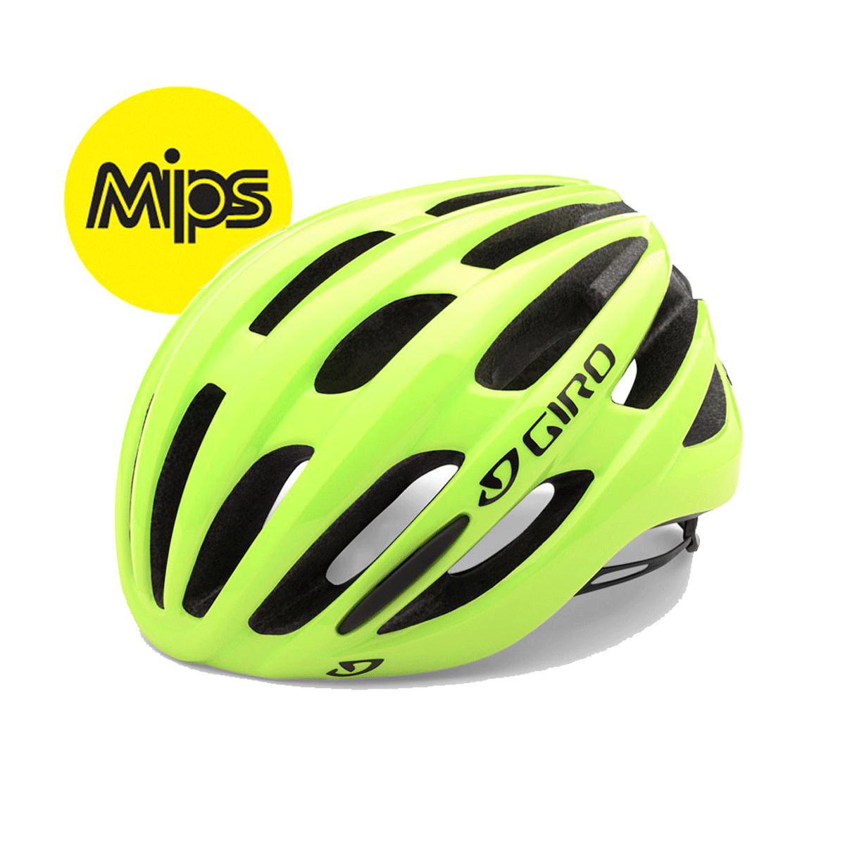 GIRO Foray MIPS Road Helmet 2018 Highlight Yellow L 59-63cm