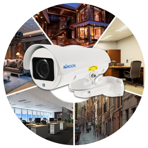 KKmoon 1080P AHD bala PTZ cámara CCTV 2,8 ~ 12mm de enfoque automático varifocal manual lente de zoom de 2,0 MP 1/3 