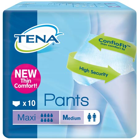 TENA Pants Maxi Medium 10s