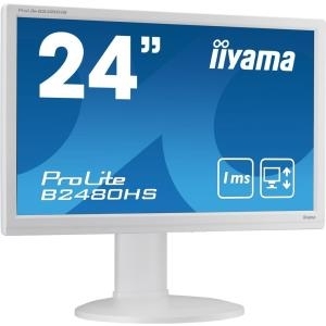 Iiyama ProLite B2480HS-W2 - LED-Monitor - weiß - 61cm (24