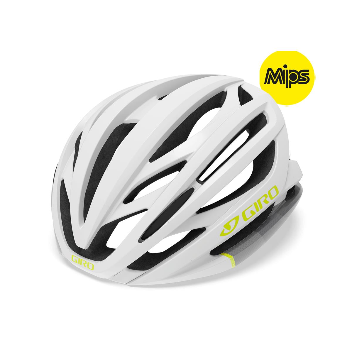 GIRO Seyen MIPS Women's Road Helmet 2019 Matte White Heatwave S 51-55cm