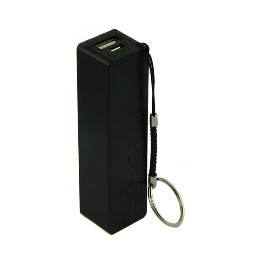 2Pcs Power Charger Battery 18650 External Backup Battery Charger With Key Chain For Carregador De Pilhas
