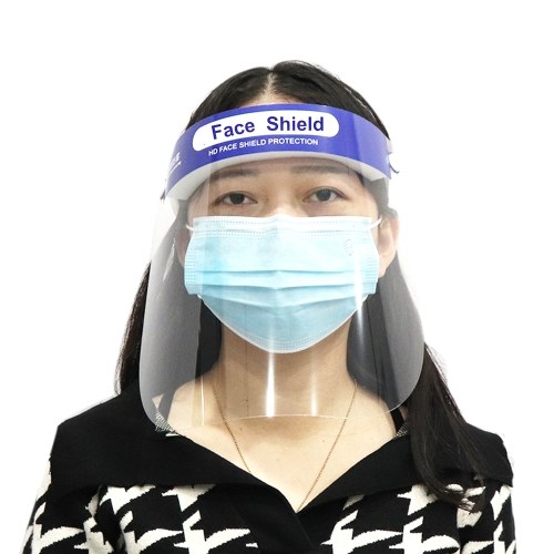 Écran facial Transparent anti-poussière résistant aux fluides Protection complète Écran de protection Visière de sécurité