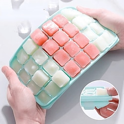 24-Grid Ice Tray Silica Gel Ice Tray With Cover Ice Cube Artifact Lightinthebox