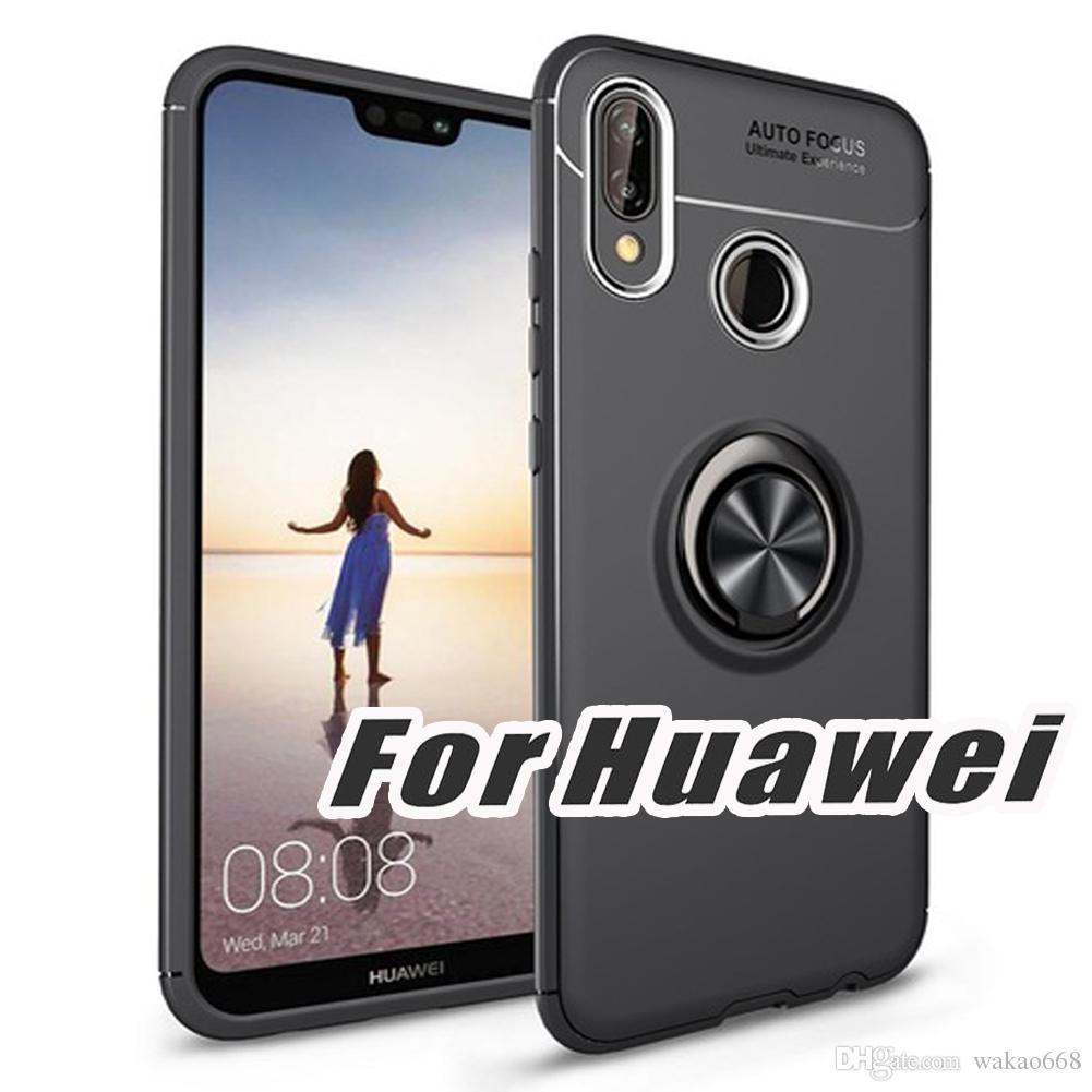For Huawei P20 Pro Lite Case Magnetic Car Holder Magnetic Bracket Ring Cases For Huawei P9 P10 mate 10 pro iPhone XS MAX