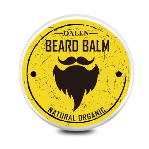 Men's Beard Balm Leave Moisturizing Care Cream Beard Nourisher Lubricating Cream for All Beard Length 30g