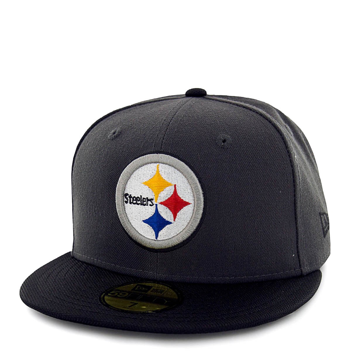 New Era Cap 59Fifty Steelers Grey Black