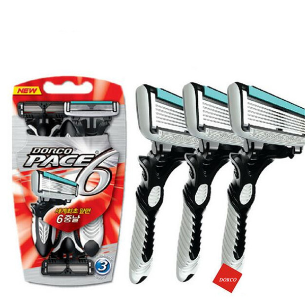 1pcs/3pcs men's razor blade shaving cassettes,electric shaver pace 6 layer straight razor beard machine