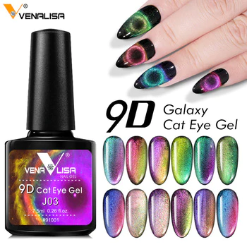 New  Venalisa 9d cat eyes magnetic Gel Polish Nail Art Design Manicure 7.5Ml Soak Off Enamel UV Gel Nail Polish Lacquer Varnish