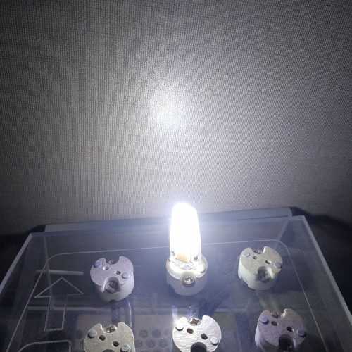 Tomshine 6 Pack 2.5W G4 Ampoule COB SMD 25W Ampoule halogène LED équivalent 280LM AC / DC10-20V maïs léger 280 degrés Angle de faisceau d'économie d'énergie de classe A ++ Lampe non graduables pour Lustre en cristal intérieur blanc