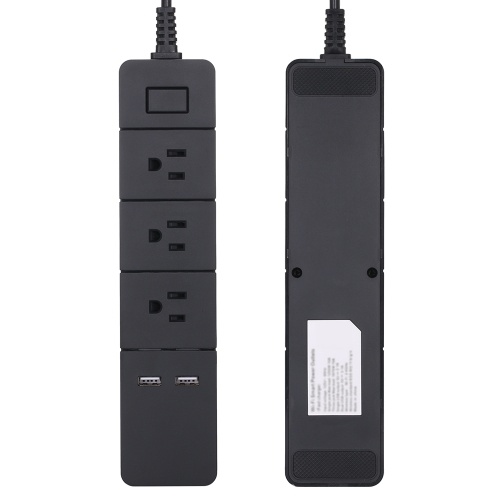 Power Strip With 3AC Interface 2 USB Charging Port
