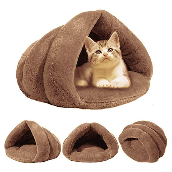 pet bed for cats dogs soft nest kennel bed cave house sleeping bag mat pad tent pets winter warm cozy beds