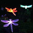 Solar que cambian de color Dragonfly Garden Light Stake