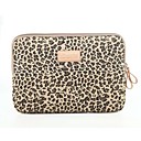 LISEN Leopard Style Protective Shockproof Canvas Sleeve Bag for 13