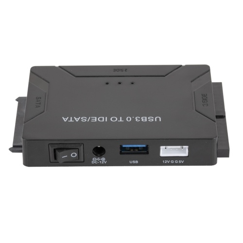 Convertisseur de pilote dur USB 3.0 vers IDE et SATA Kit adaptateur de disque dur externe Câble 2,5 ''/3,5 '' Compatible avec Windows 10/ 8.1/ 8/ 7/Vista/XP